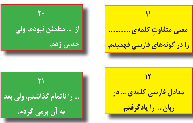 Sample Activites About Volume 1 & 2